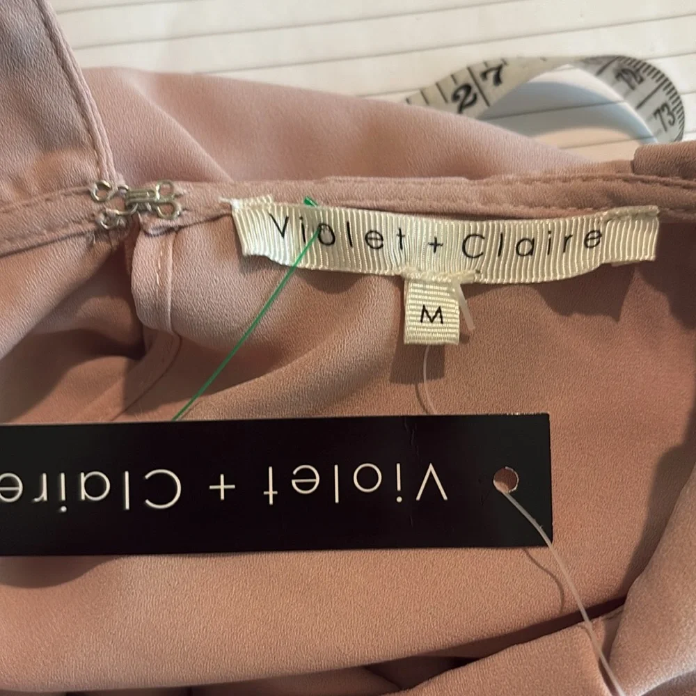 NWT medium violet and Claire pink dress shirt 1105 - Picture 5 of 6